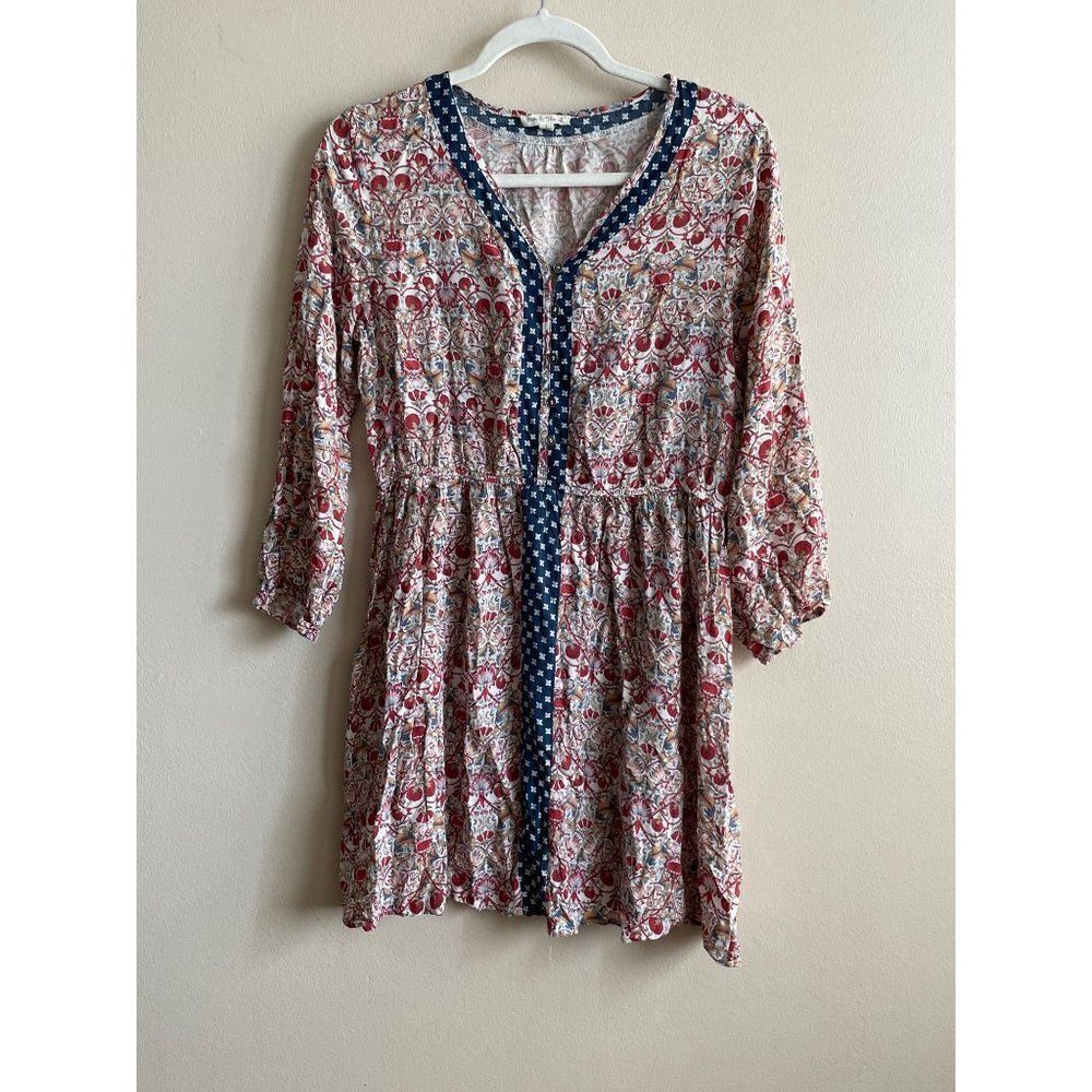Hem & Thread maroon dress‎ Sz L